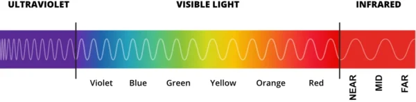 infrared light on the electromagnetic spectrum