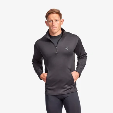 kymira infrared mens recharge half zip fleece