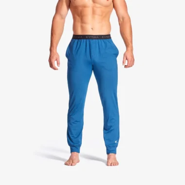 kymira infrared mens recharge sleepwear bottoms blue