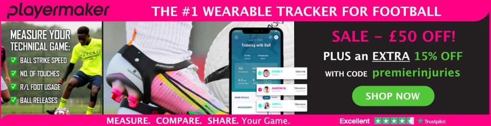 Get £50 + 15% off the Playmaker wearable football tracker