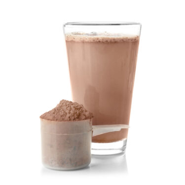 protein powder supplement chocolate